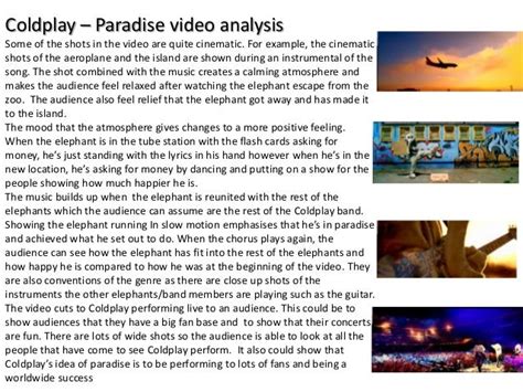 Coldplay Paradise Analysed