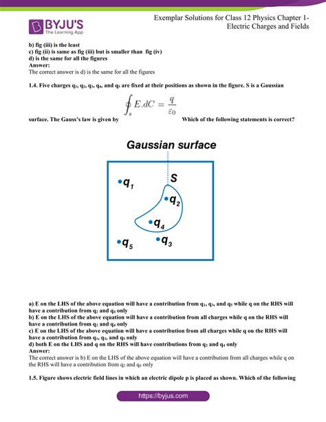 Ncert Exemplar Class Physics Solutions Chapter Electric Charges