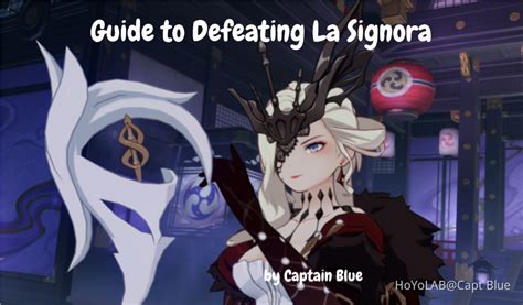 Version 21 Guide To Defeating La Signora Weekly Boss Genshin Impact