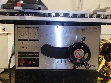 Rockwell Homecraft Table Saw Model 9