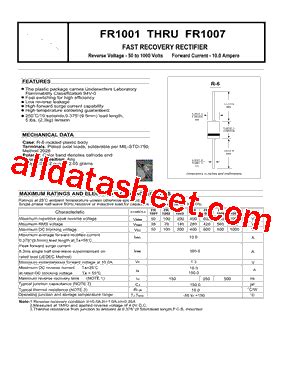 FR1004 Datasheet PDF DIOTEC Electronics Corporation