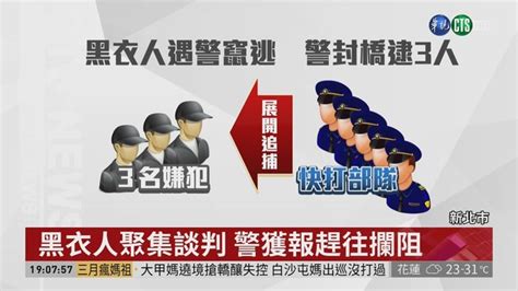 黑衣人遇警竄逃 警封橋圍捕逮3人 Yahoo奇摩房地產