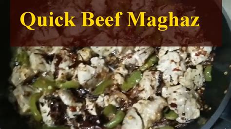 Beef Maghaz Masala Recipe Maghaz Fry Recipe Bheja Masala Fry By