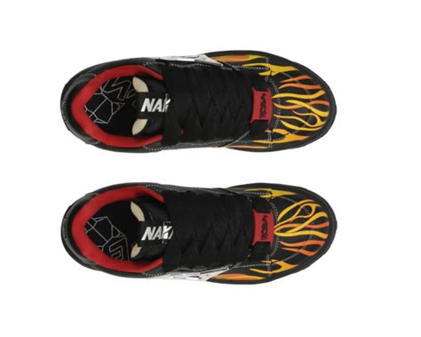 Giày Naked Wolfe Kosa Black Flames Authentic Shoes