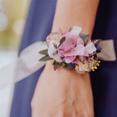 Pulsera De Flores Naturales Preservadas Arbolande