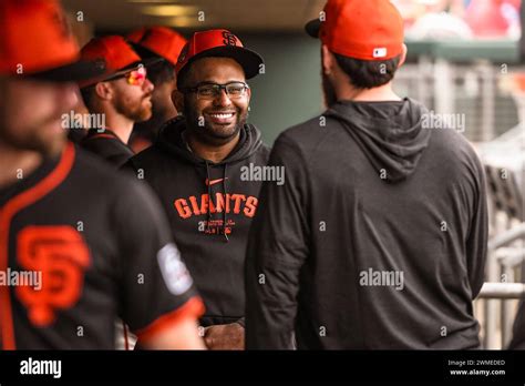 San Francisco Giants Third Baseman Pablo Sandoval Talks With