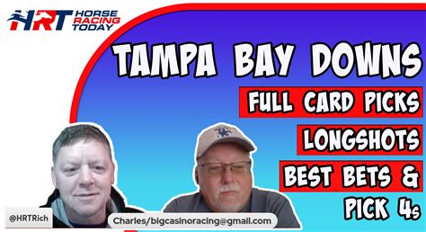 Horse Racing Today – Tampa Bay Downs Picks Live – Wednesday, November ...