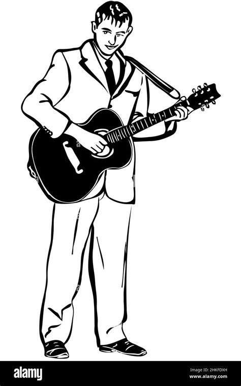 Cartoon guitar Cut Out Stock Images & Pictures - Alamy