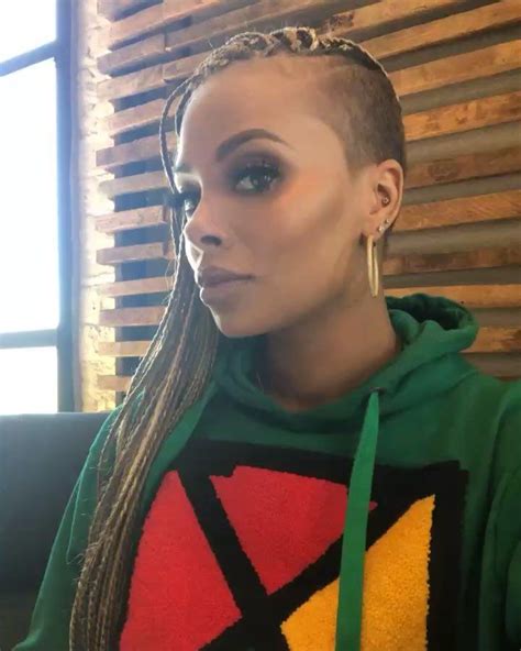 Eva Marcille On Instagram “🌻😏🌻” Box Braids Shaved Sides Braids With