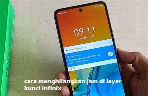 Begini Cara Menghilangkan Jam Di Layar Kunci Infinix Untuk Semua Tipe