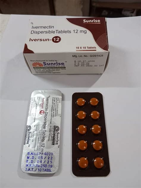 Iversun Ivermectol Ivermectin Mg Tablets At Rs Strip Of