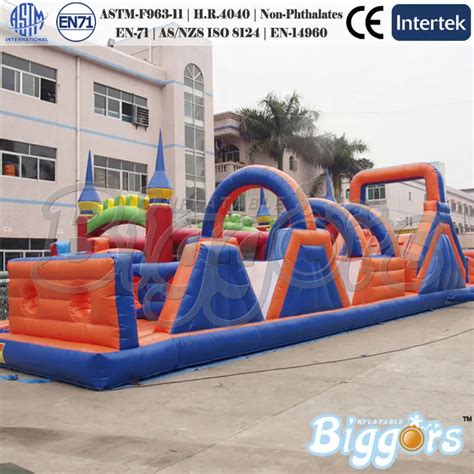 Pvc Commercial Inflatable Bouncers Bouncy Castles Inflatable Obstacle