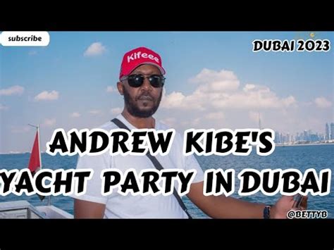 Andrew Kibe S Yacht Party In Dubai Kibe In Dubai Lit Legit