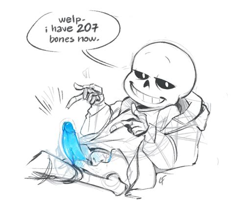 Rule 34 1boy Animated Skeleton Anterior Nasal Aperture Blue Glans Blue Penis Bone Bonetrouble