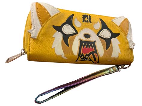 Loungefly Sanrio Aggretsuko Cosplay Zip Around Wallet Gem