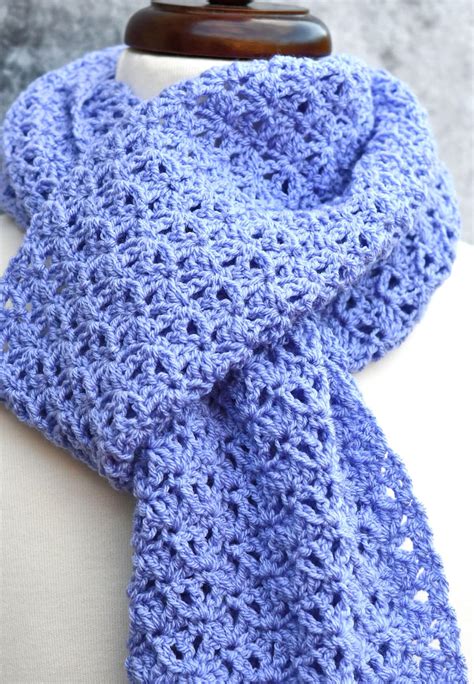 Free Lacy Crochet Scarf Pattern Make It Crochet