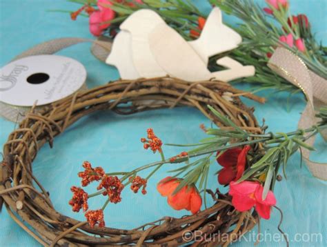 Bird Seed Wreath - Burlap Kitchen