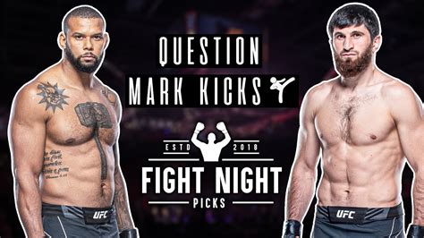 Question Mark Kicks Ufc Fight Night Santos Vs Ankalaev Preview