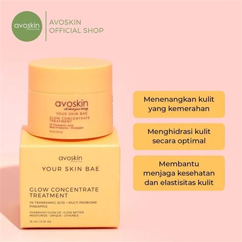 Jual READY AVOSKIN YOUR SKIN BAE GLOW CONCENTRATE TREATMENT 1