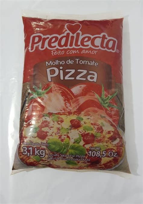 Molho De Tomate Pizza Predilecta Bag 3 1kg Eficaz Distribuidora