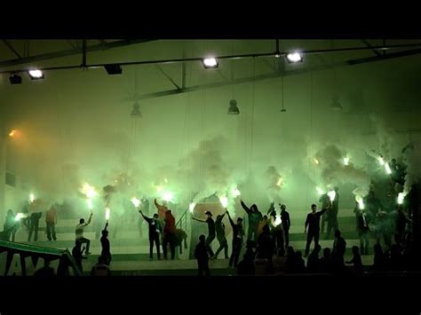 Green Pyroshow Ultras Viking Teboulba Siamo Con Voi