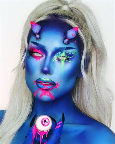 Demon Makeup, Face Art Makeup, Fx Makeup, Clown Makeup, Costume Makeup ...