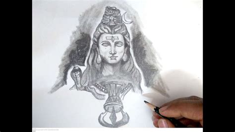 Mahadev Easy Sketch Har Har Mahadev How To Draw Youtube