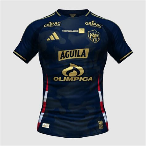 Junior De Barranquilla Centenario Azul Y Dorado Fifa Kit Creator