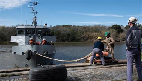 Astillero Río Santiago presentó una lancha para la Armada íntegramente