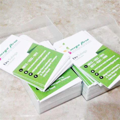 Jual KARTU NAMA 1 BOX 100 PCS 90 X 55 MM AC 260 GSM Shopee