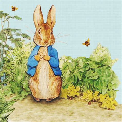 Beatrix Potter Peter Rabbit And The Bees Counted Cross Stitch Pattern