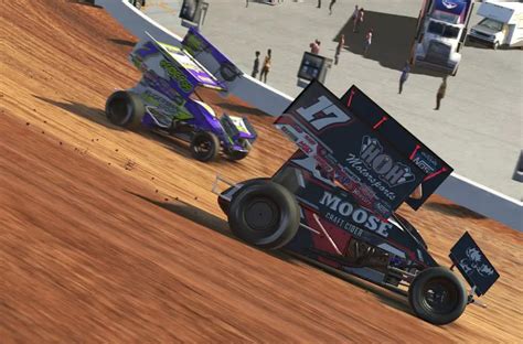 Edens Wins Iracing World Of Outlaws Bristol Race Simrace