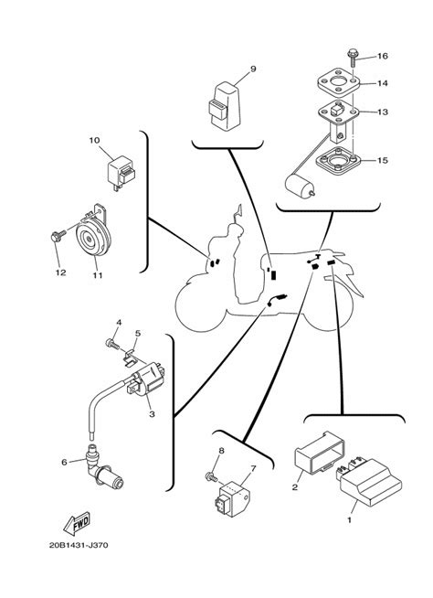 Moto Th Yamaha Fino Premium Parts Electrical