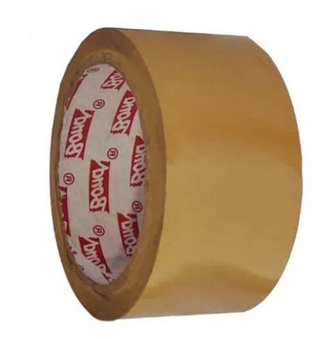 Packing Tapes 50 Meter Plain Round Single Sided Bopp Taps At Best Price