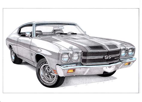 How To Draw A 1970 Chevelle