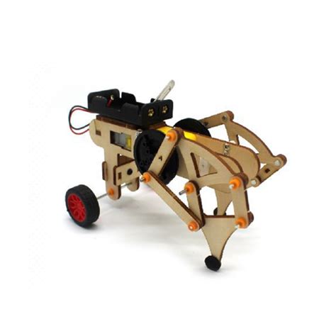 DIY STEAM RC Robot Walking Wooden Assembled Robot Toy Kit - Price - 7. ...