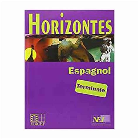 Horizontes Espagnol Terminal Librairie Savoir D Afrique