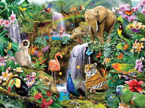 Secret Rainforest 1000 Pieces Sunsout Puzzle Warehouse