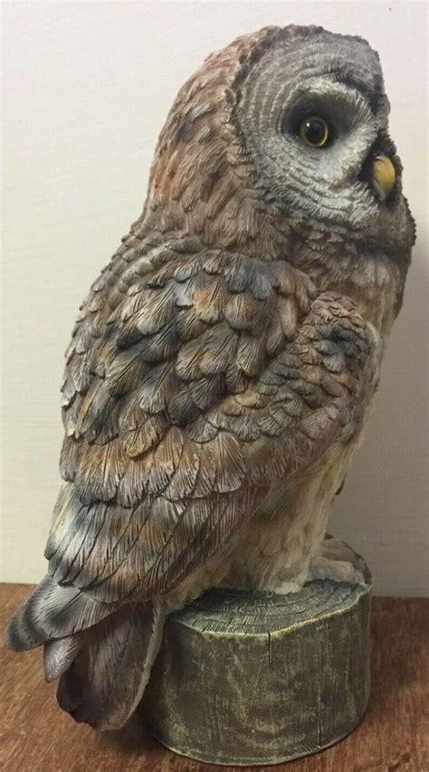 Tawny Owl Ornament Figurine Bnib By Naturecraft Tawny Owl Statue