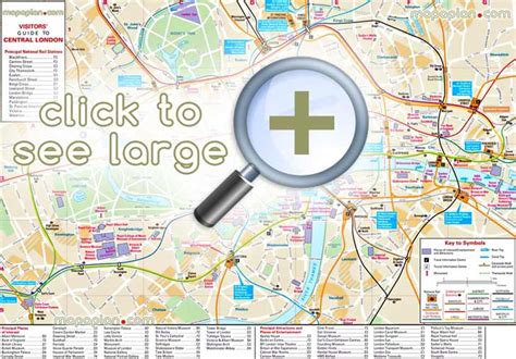 London Maps Top Tourist Attractions Free Printable City Street Map