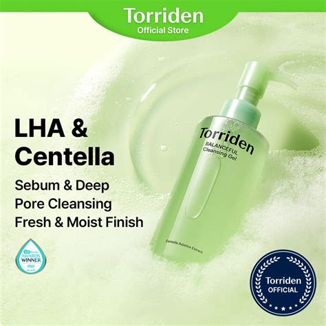 Torriden Official BALANCEFUL Cica Cleansing Gel For Sebum Pore