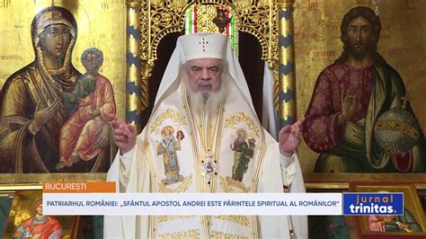 Patriarhul Rom Niei Sf Ntul Apostol Andrei Este P Rintele Spiritual