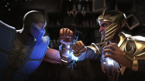 Injustice 2 Sub Zero Vs Black Adam All Intro Outros Clash