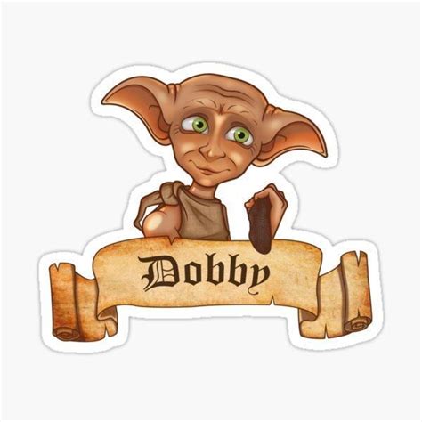 Pin De Onda Bloom En Stickers Dobby Harry Potter Pegatinas De Harry