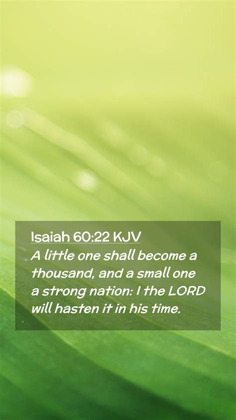 Isaiah 60 22 Wallpapers Wallpaper Cave