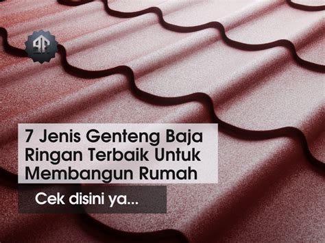 Jenis Genteng Baja Ringan Pilihan Rumah Bikinrumah Co Id