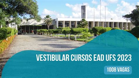 UFS abre inscrições para cursos de graduação EAD