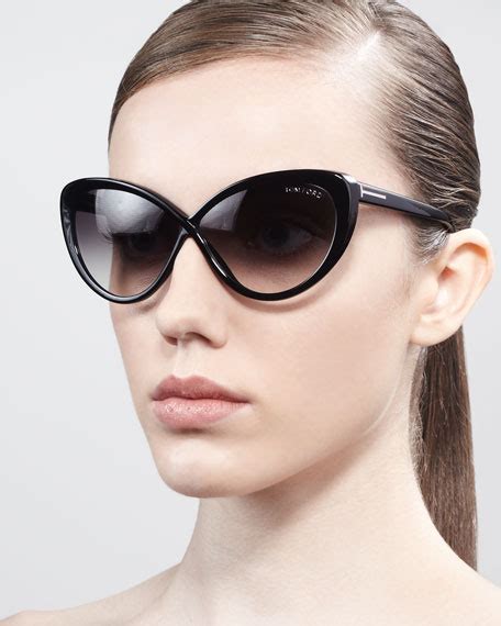 Tom Ford Madison Oversized Cat Eye Sunglasses