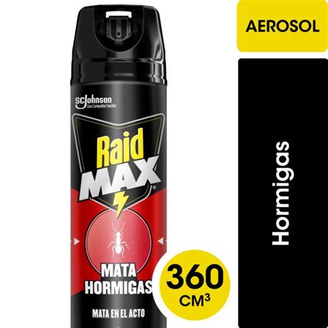 Insecticida Raid Hormigas Aerosol X Ml Super Mami