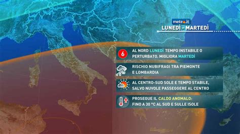 Meteo Luned Pioggia Al Nord Allerta Meteo Anche A Milano